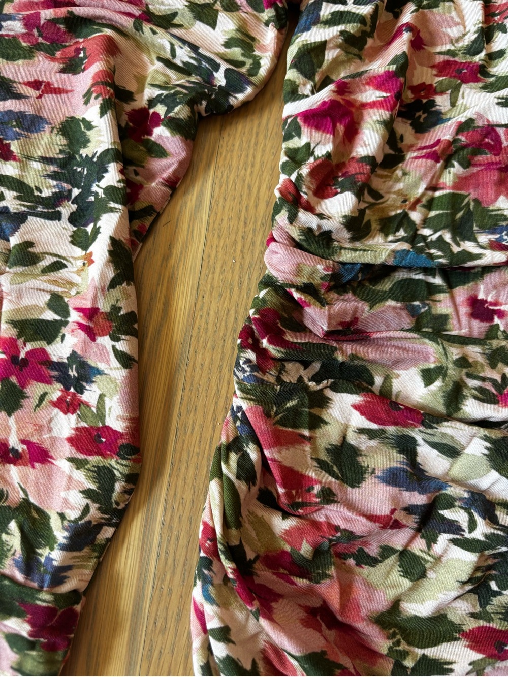NWT Farm Rio Ikat Tiny Flowers Jersey Top - Picture 4 of 8